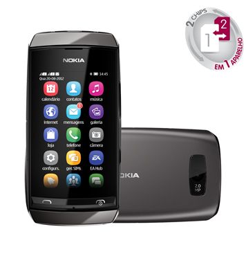 Nokia Asha 305 Display Touchscreen 3" Dual Chip Troca Rápida
